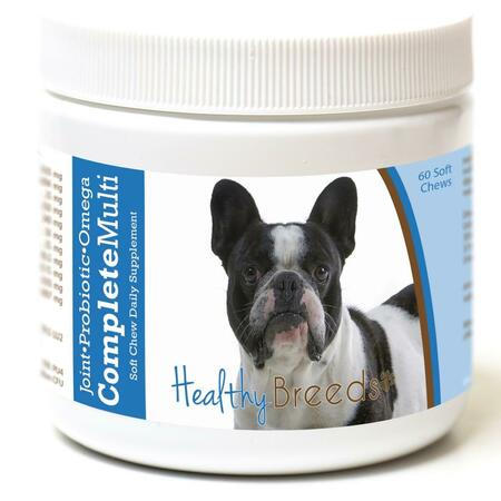 HEALTHY BREEDS French Bulldog All in One Multivitamin Soft Chew, 60PK 192959008050